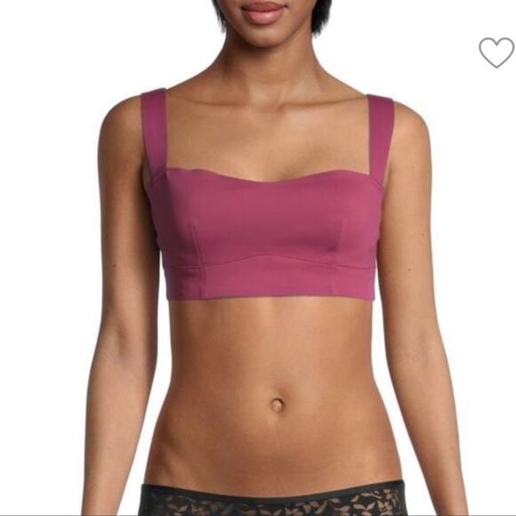 Free People Naomi Dried Rose Longline Bra - Picture 7 of 9